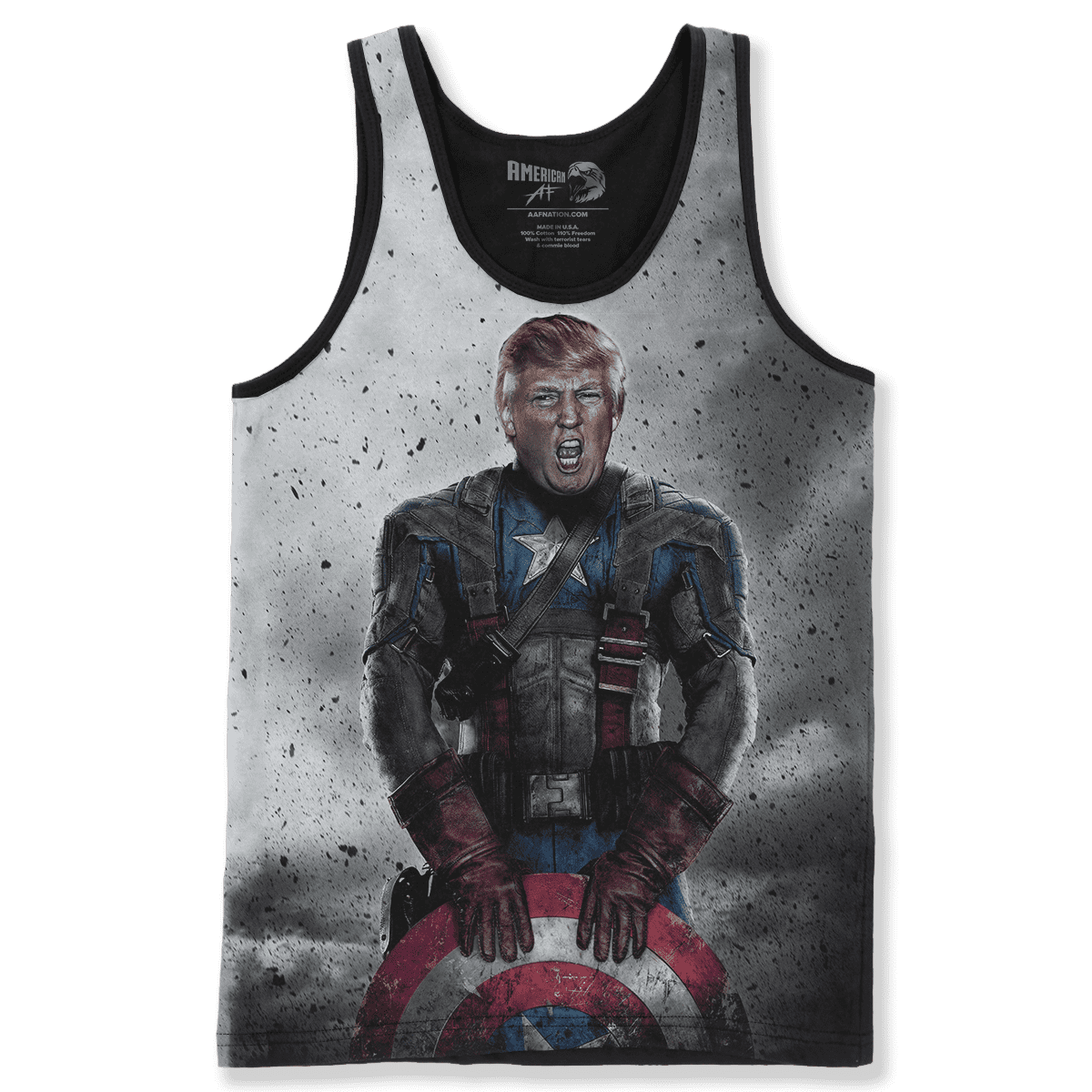 Shirt Tank / SMALL Captain Trump