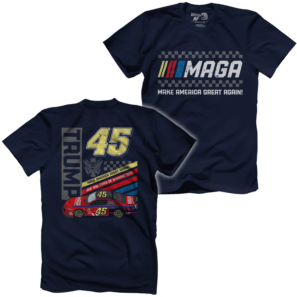 T-shirt Premium Mens Shirt / Navy / XS MAGA NASCAR