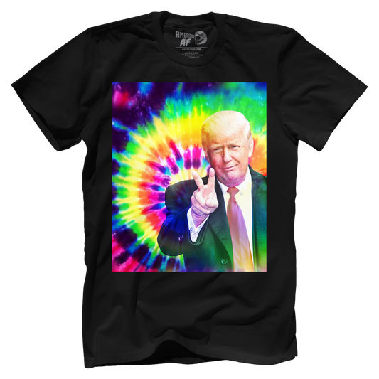 Dye-Sub Premium Mens Shirt / Black / XS Trump Tie Dye