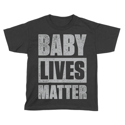 T -shirt Premium Youth Shirt / Black / YXS Baby Lives Matter - Kids