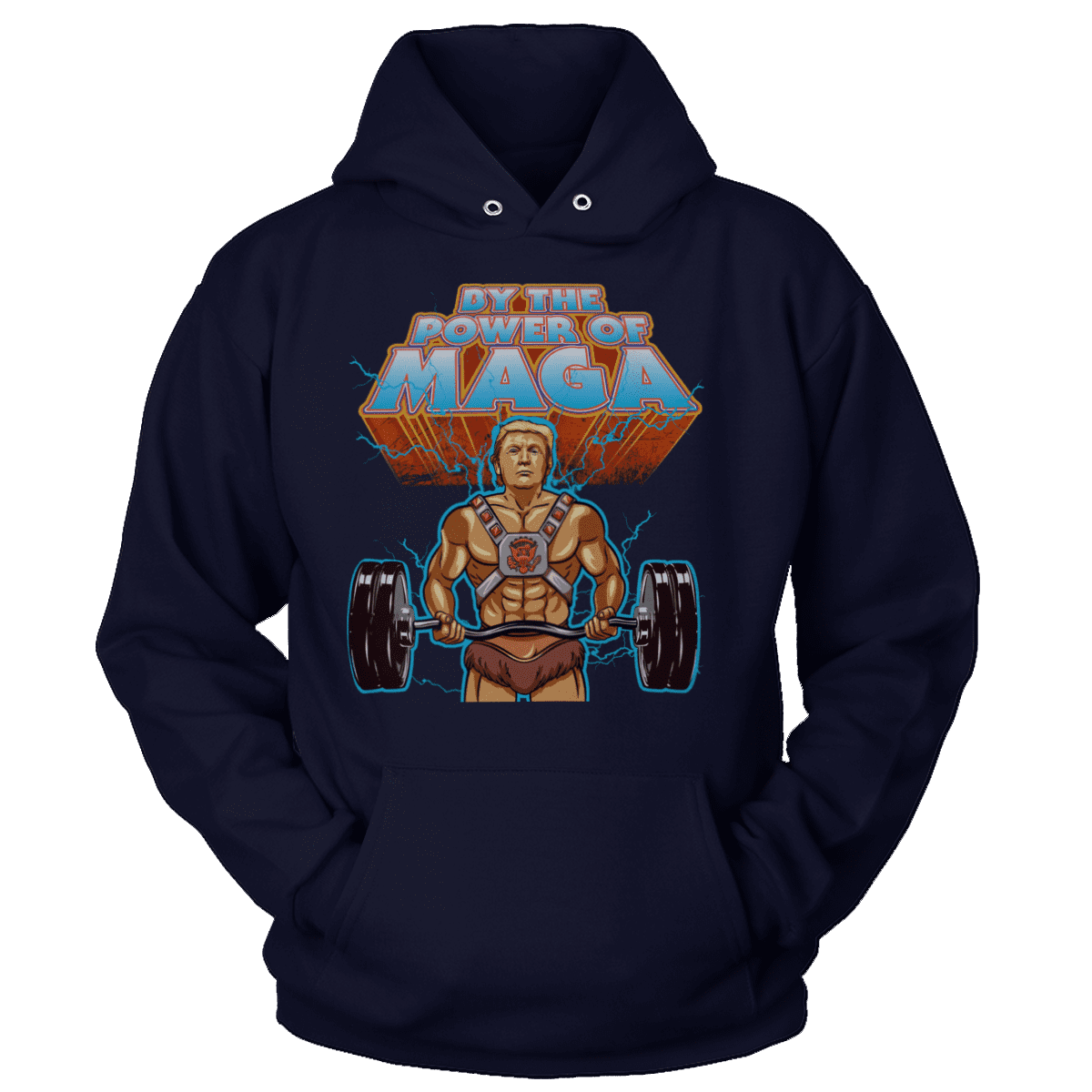 T-shirt Unisex Hoodie / Navy / S HeMan Trump (parody) (Ladies)