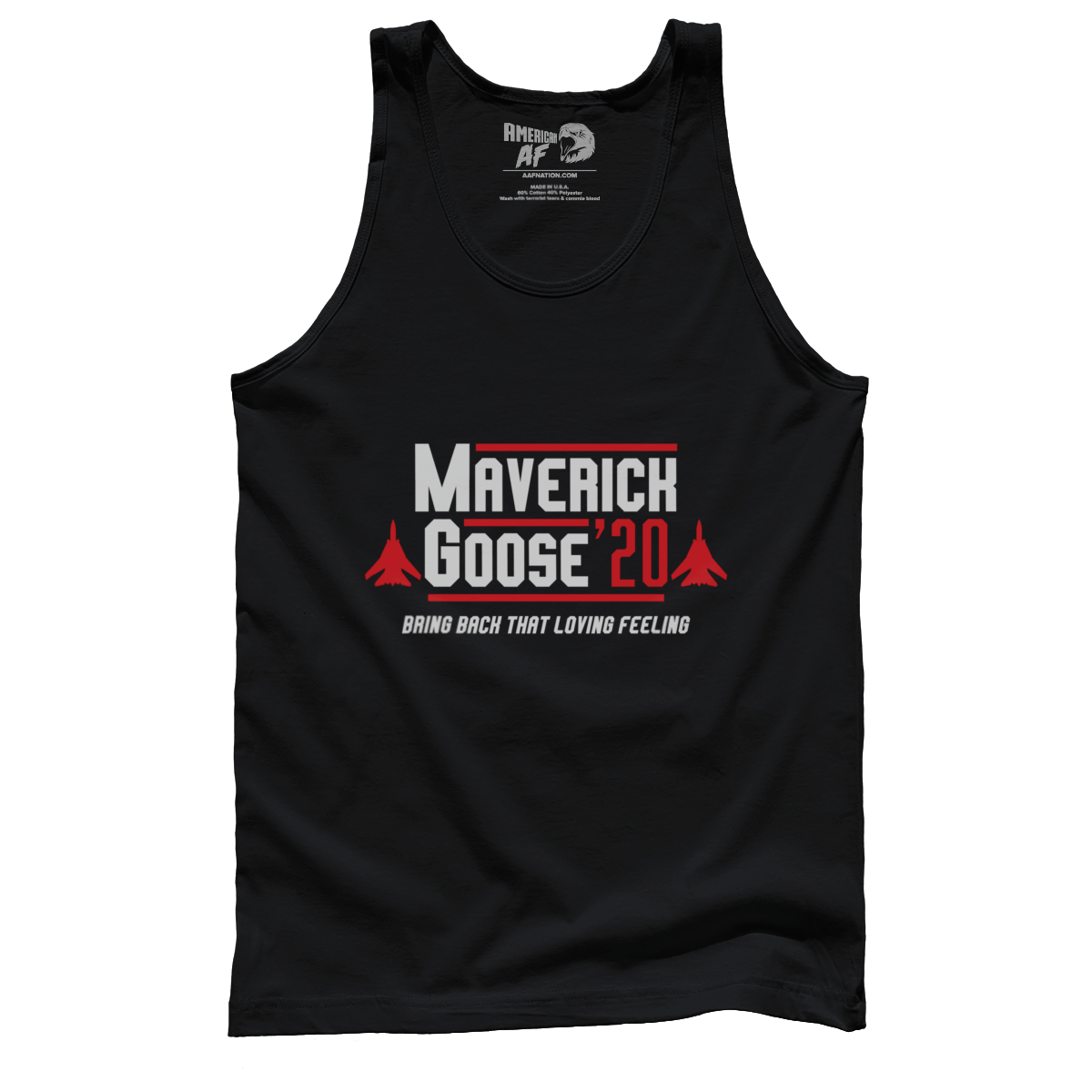 T-shirt Premium Mens Tank / Black / S Maverick Goose 2020 (parody)