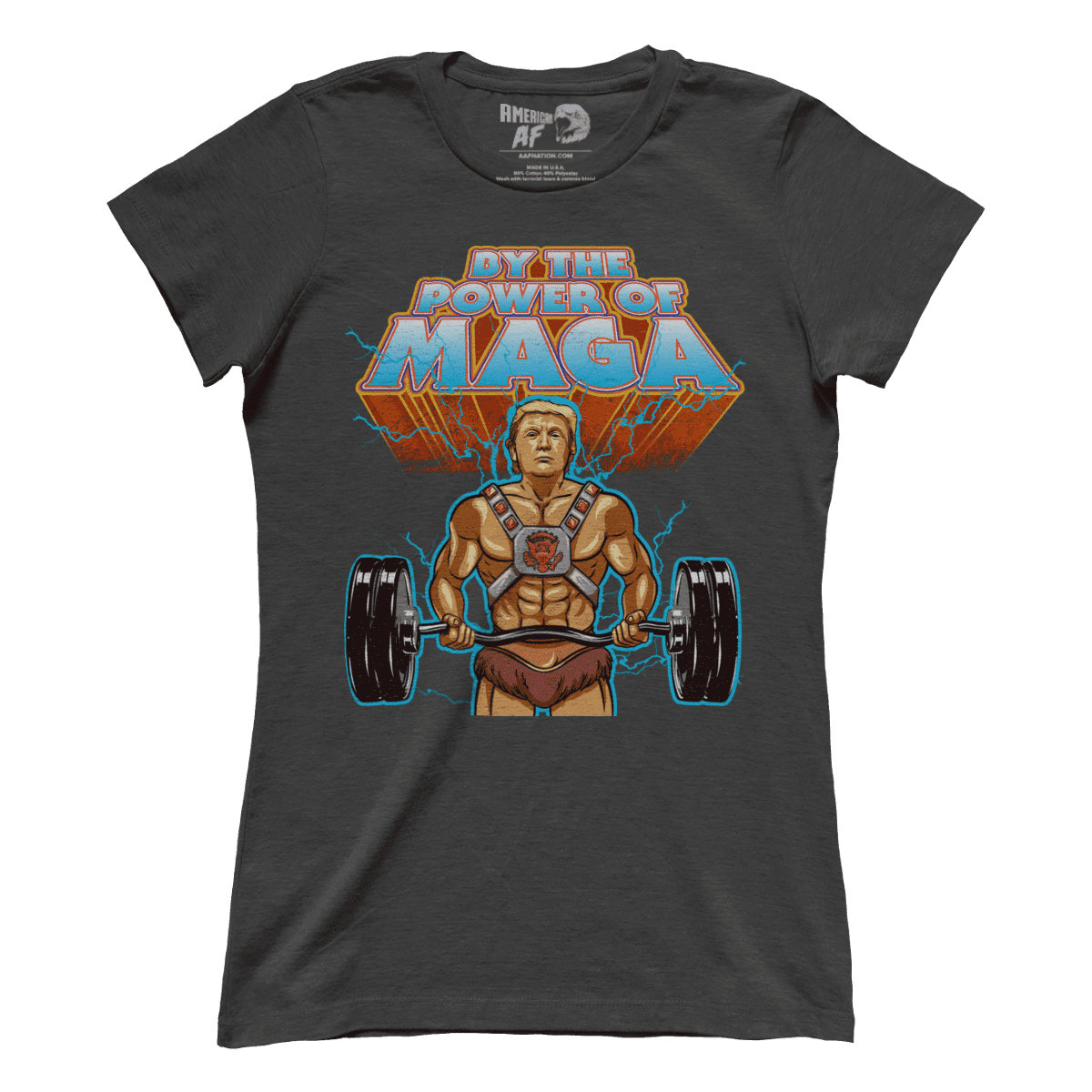 T-shirt Premium Ladies Tee / Dark Gray / S HeMan Trump (parody) (Ladies)