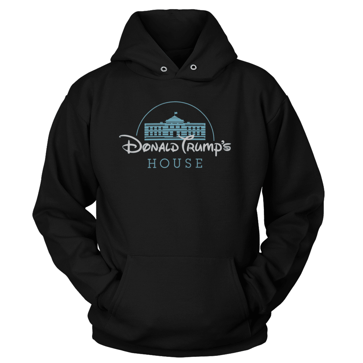 T-shirt Unisex Hoodie / Black / S Donald Trump's House (Ladies)