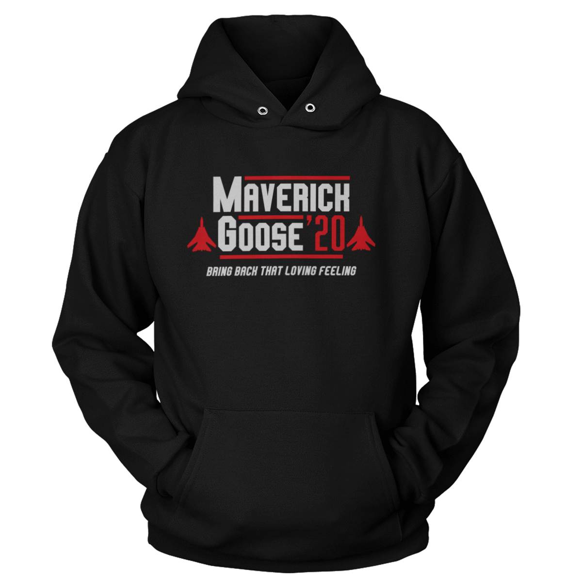 T-shirt Unisex Hoodie / Black / 5XL Maverick Goose 2020 (parody)