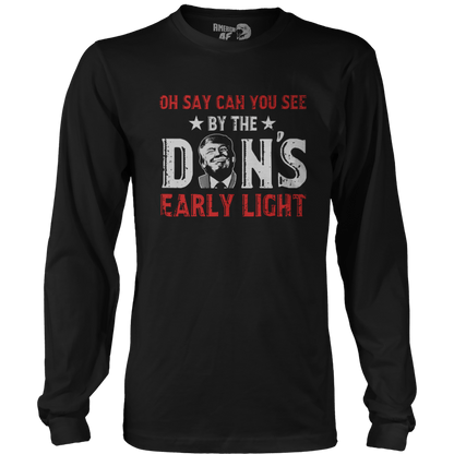 T-shirt Mens Long Sleeve / Black / S The Don's Early Light