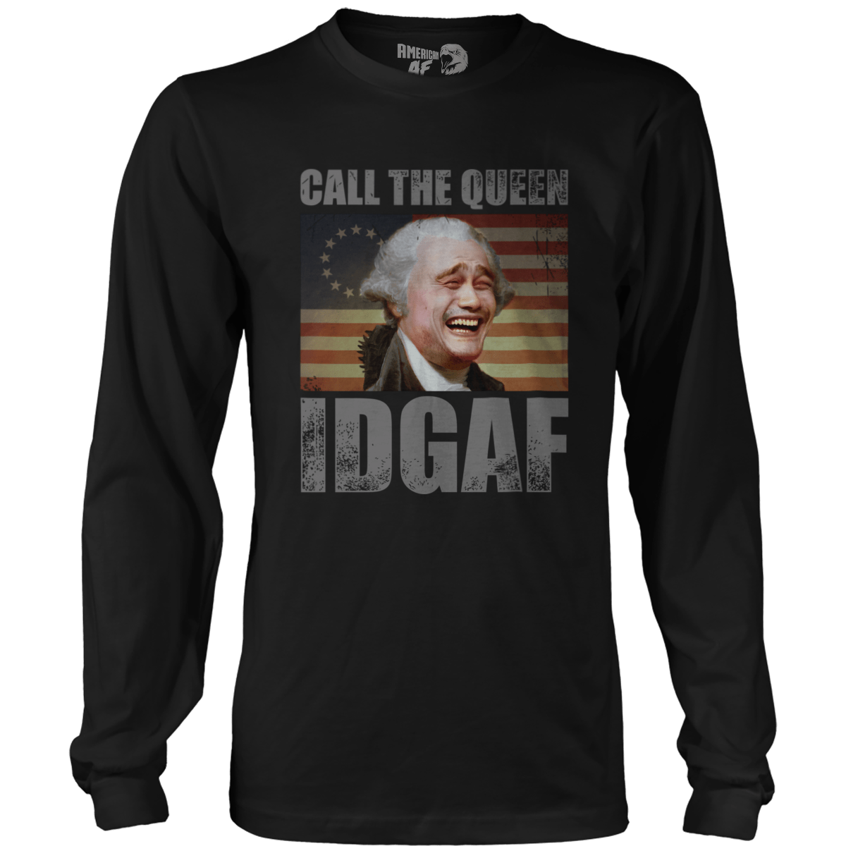 T-shirt Mens Long Sleeve / Black / S Call the Queen