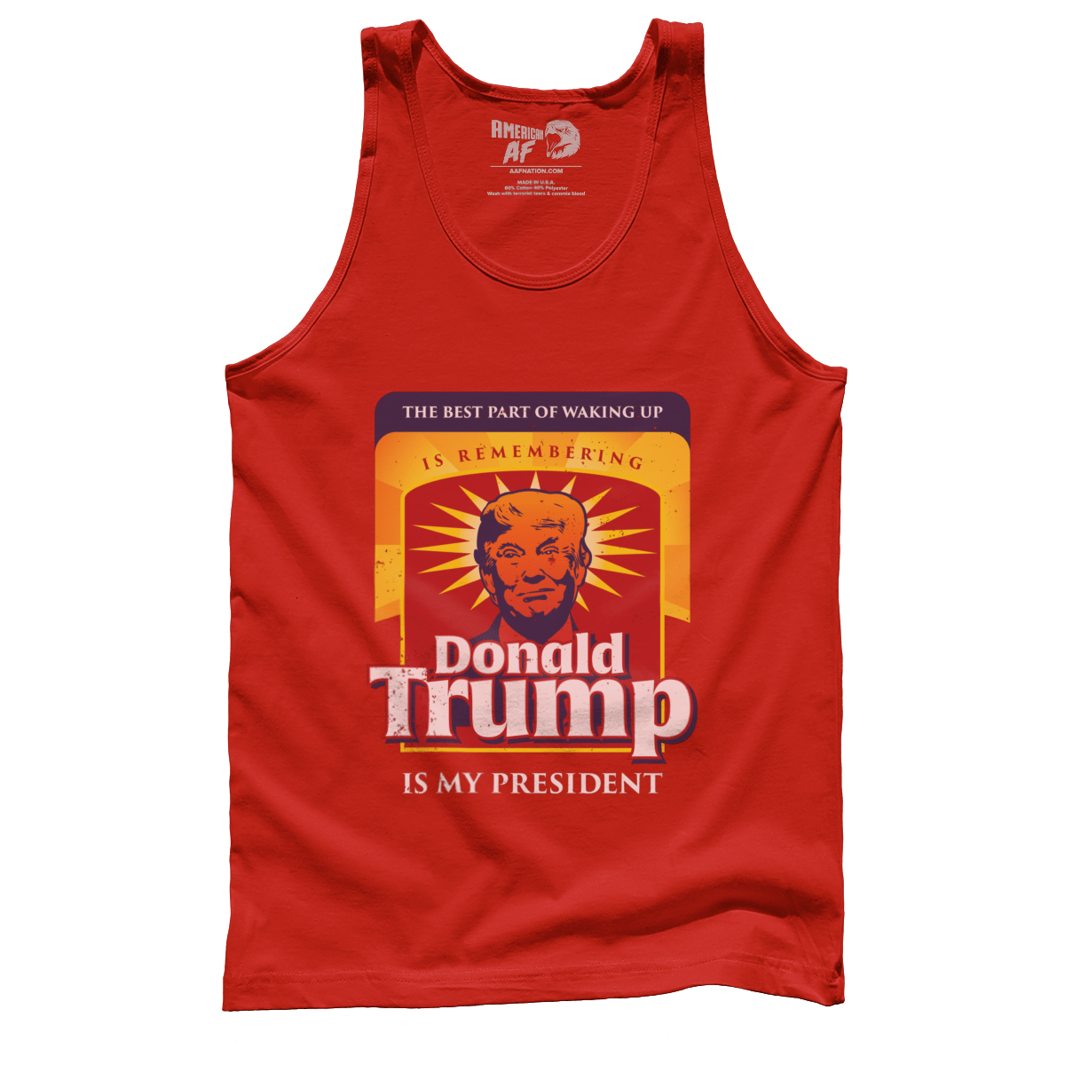 T-shirt Premium Mens Tank / Red / S The Best Part Of Waking Up