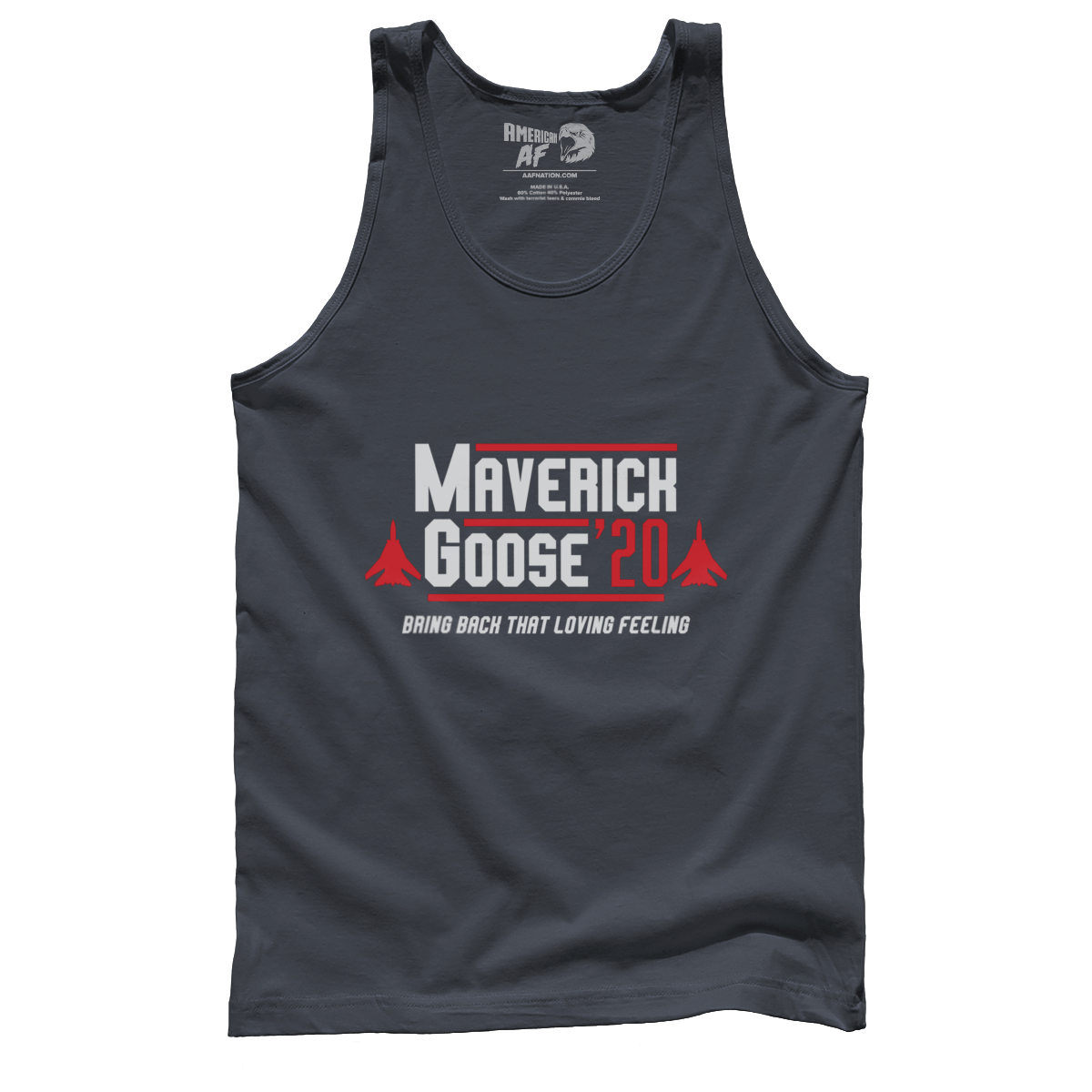 T-shirt Premium Mens Tank / Dark Gray / S Maverick Goose 2020 (parody)