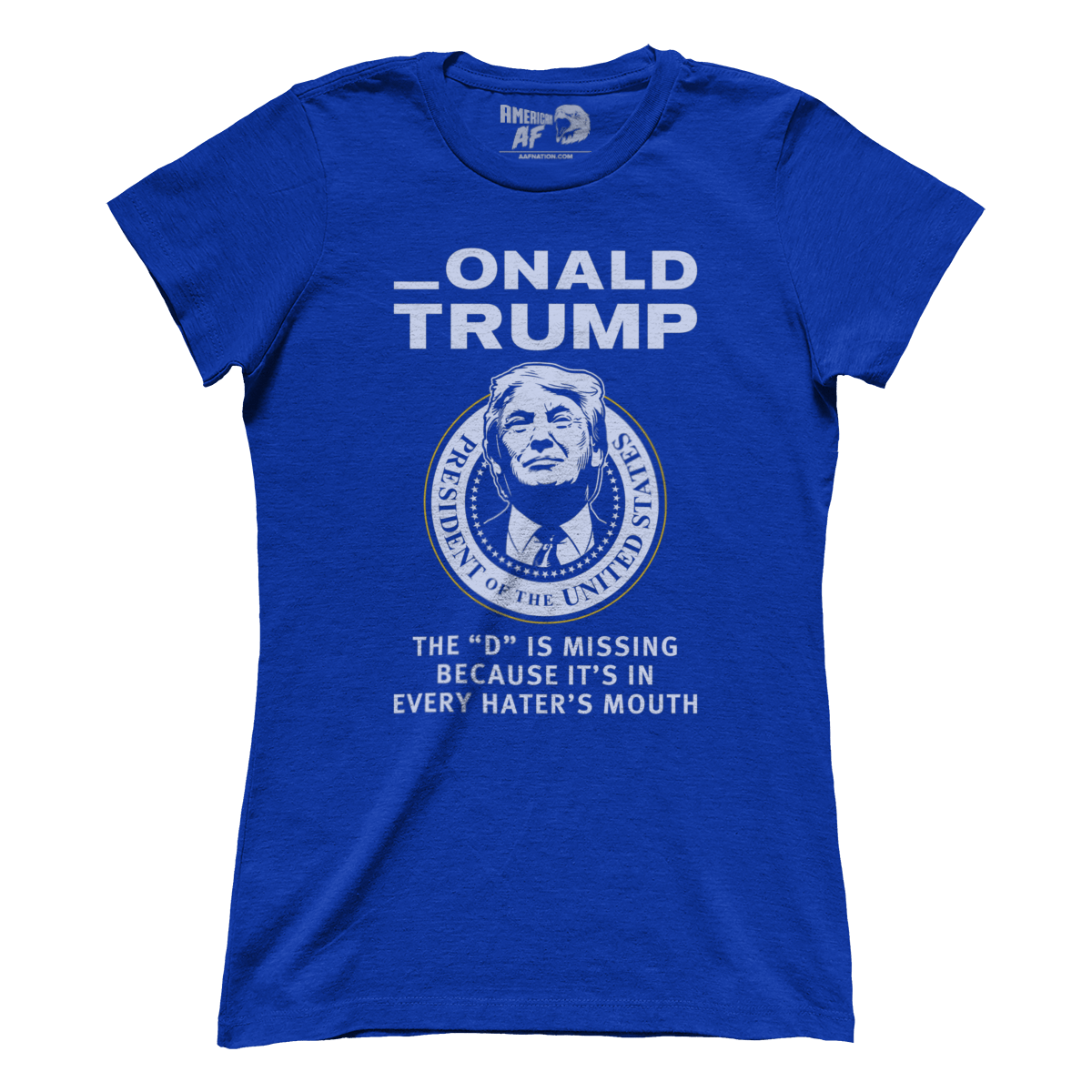 T-shirt Premium Ladies Tee / Royal Blue / S _onald Trump (Ladies)