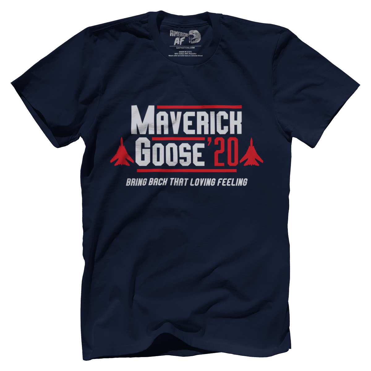 T-shirt Premium Mens Shirt / Navy / 5XL Maverick Goose 2020 (parody)