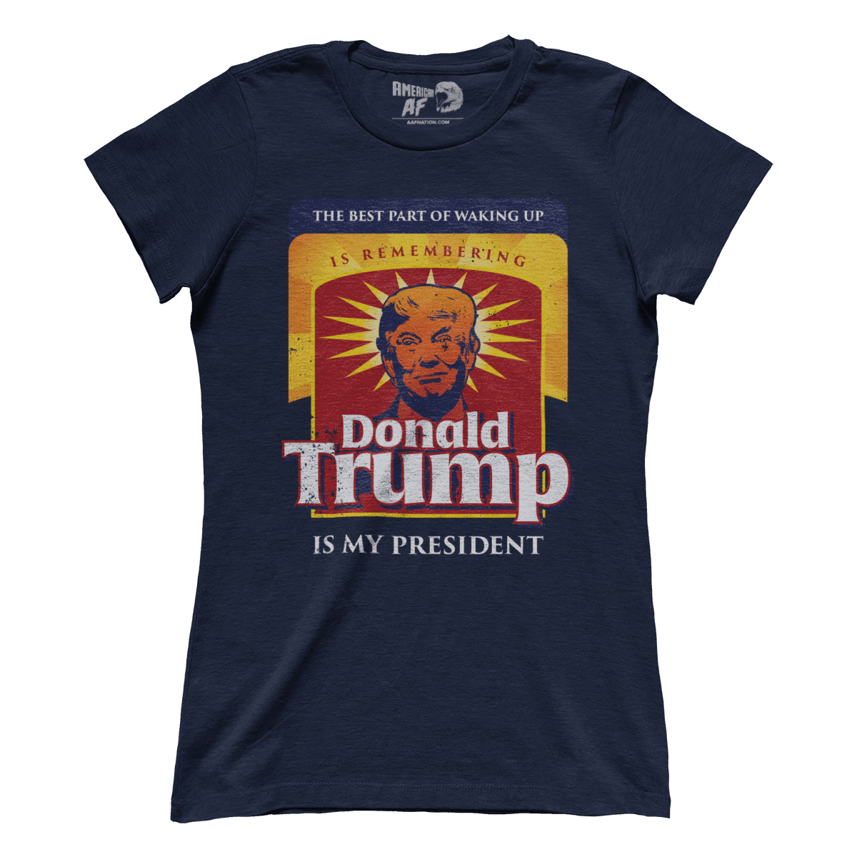 T-shirt Premium Ladies Tee / Navy / S The Best Part Of Waking Up (Ladies)