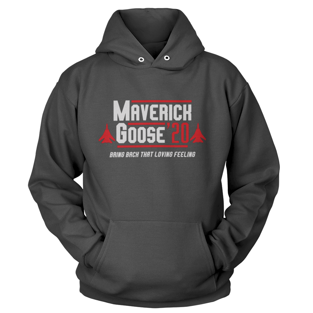 T-shirt Unisex Hoodie / Dark Gray / S Maverick Goose 2020 (parody)