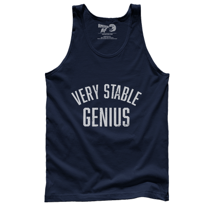 T-shirt Premium Mens Tank / Navy / S Stable Genius