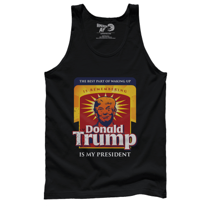 T-shirt Premium Mens Tank / Black / S The Best Part Of Waking Up