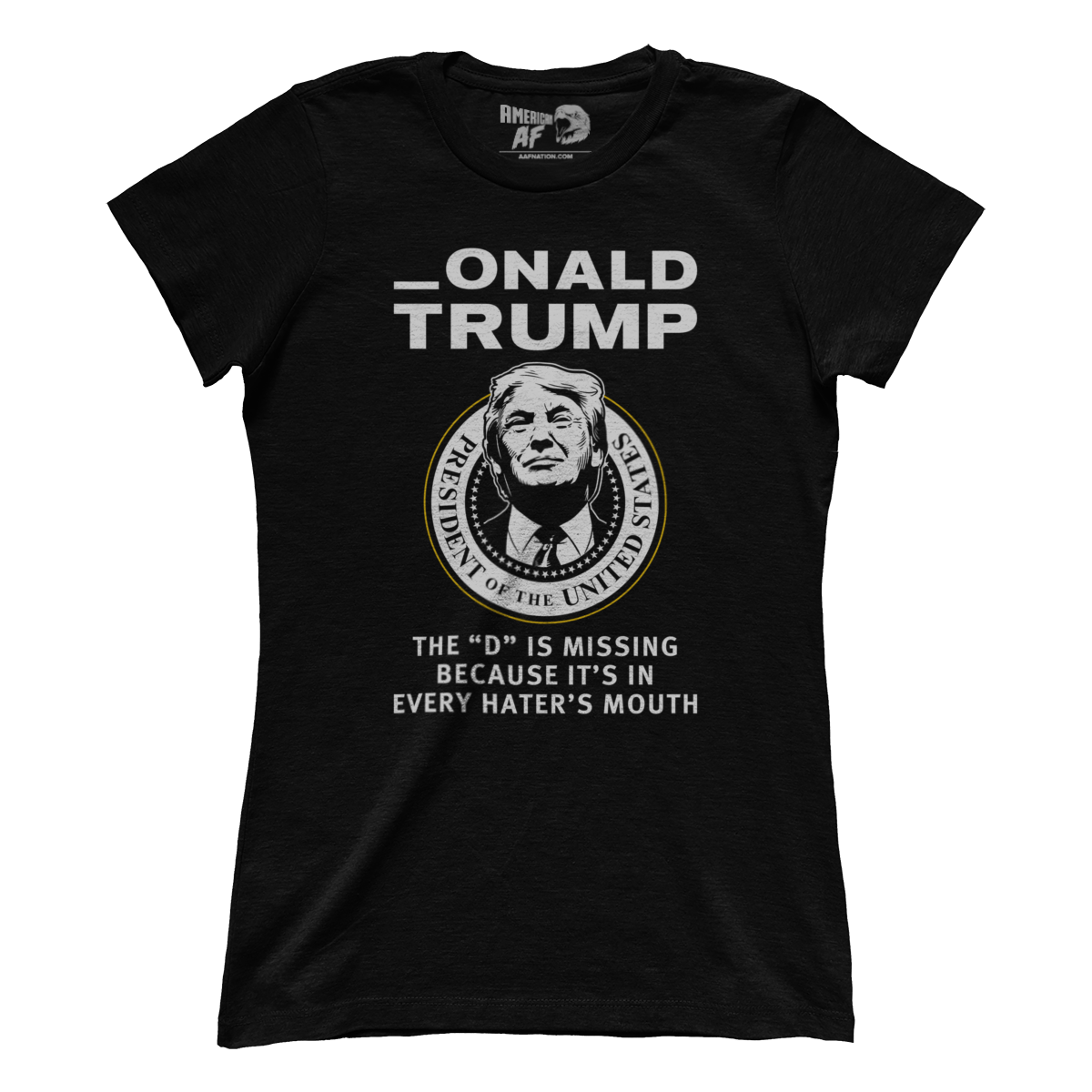 T-shirt Premium Ladies Tee / Black / S _onald Trump (Ladies)