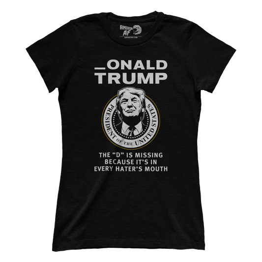 T-shirt Premium Ladies Tee / Black / S _onald Trump (Ladies)