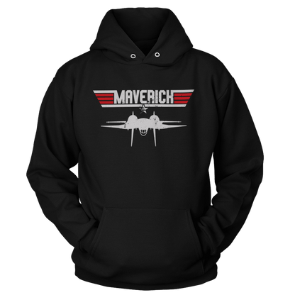 T-shirt Unisex Hoodie / Black / S Maverick