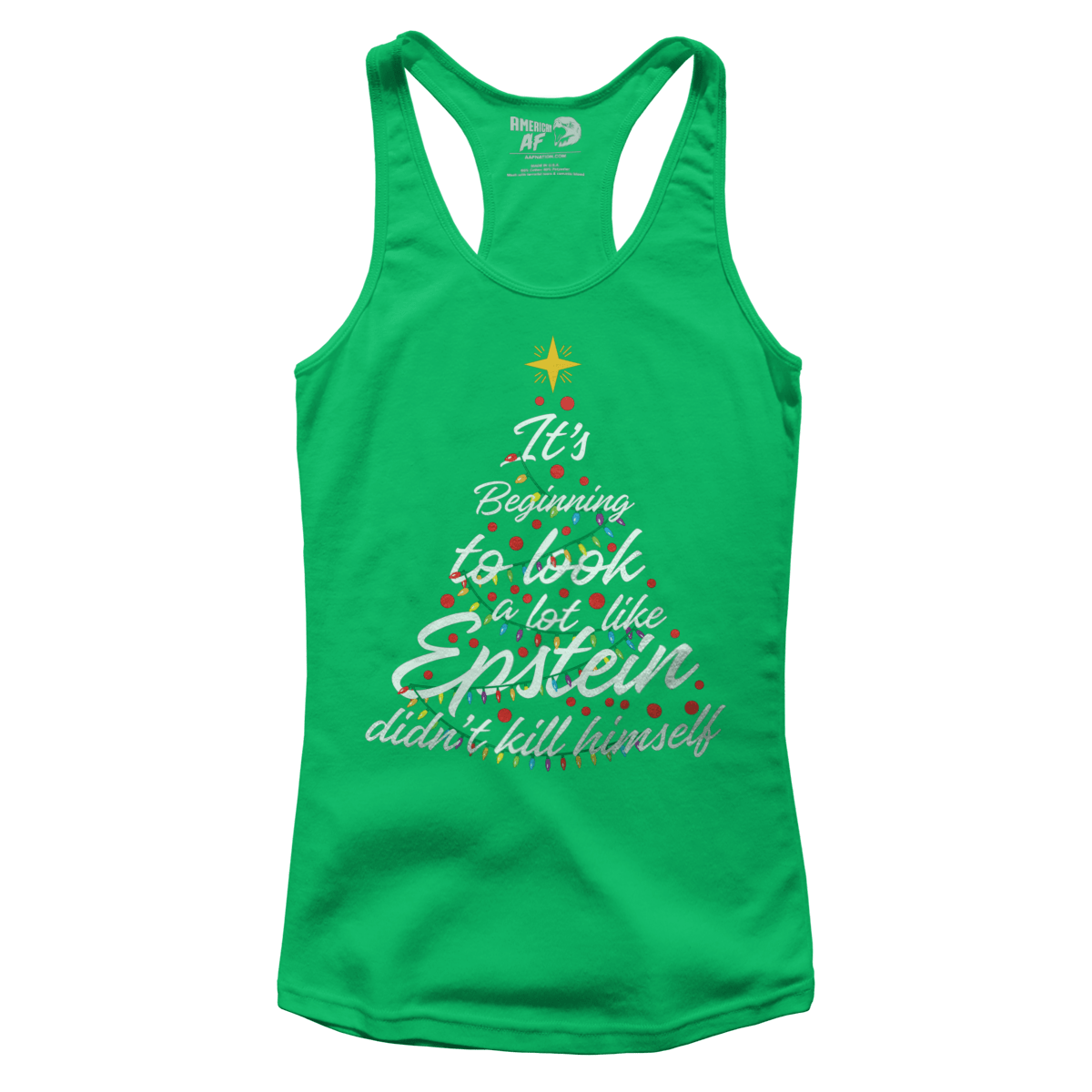 Raglan Premium Ladies Racerback Tank / Kelly Green / XS A lot like EDKH (Ladies)