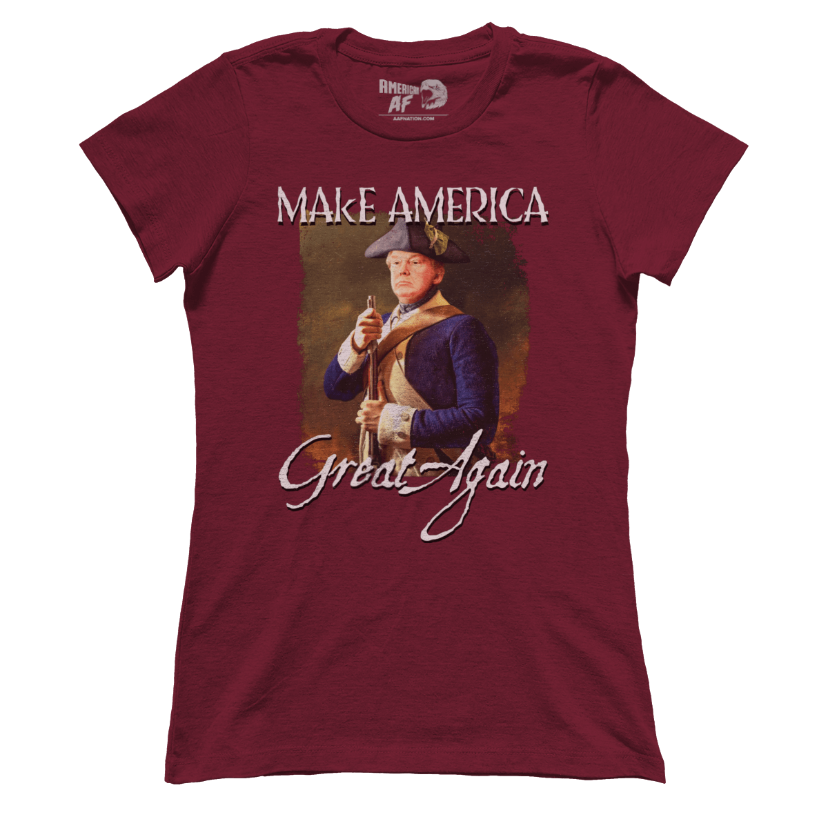 T-shirt Premium Ladies Tee / Dark Red / S Revolutionary Trump V2 (Ladies)