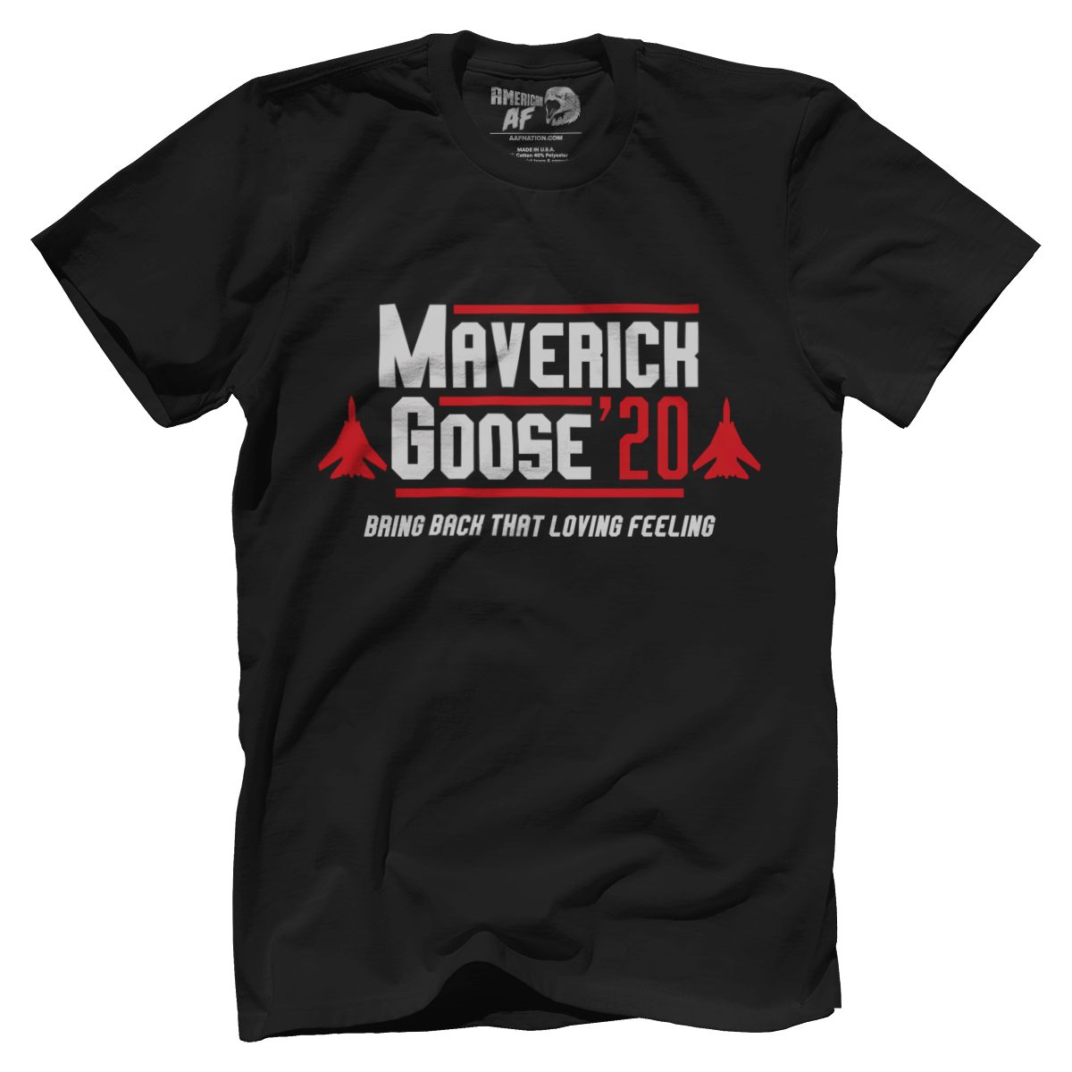 T-shirt Premium Mens Shirt / Black / XS Maverick Goose 2020 (parody)