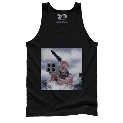 Dye-Sub Premium Mens Tank / Black / S Warheads on Foreheads