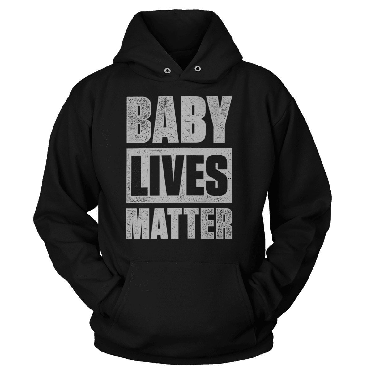 T-shirt Unisex Hoodie / Black / S Baby Lives Matter