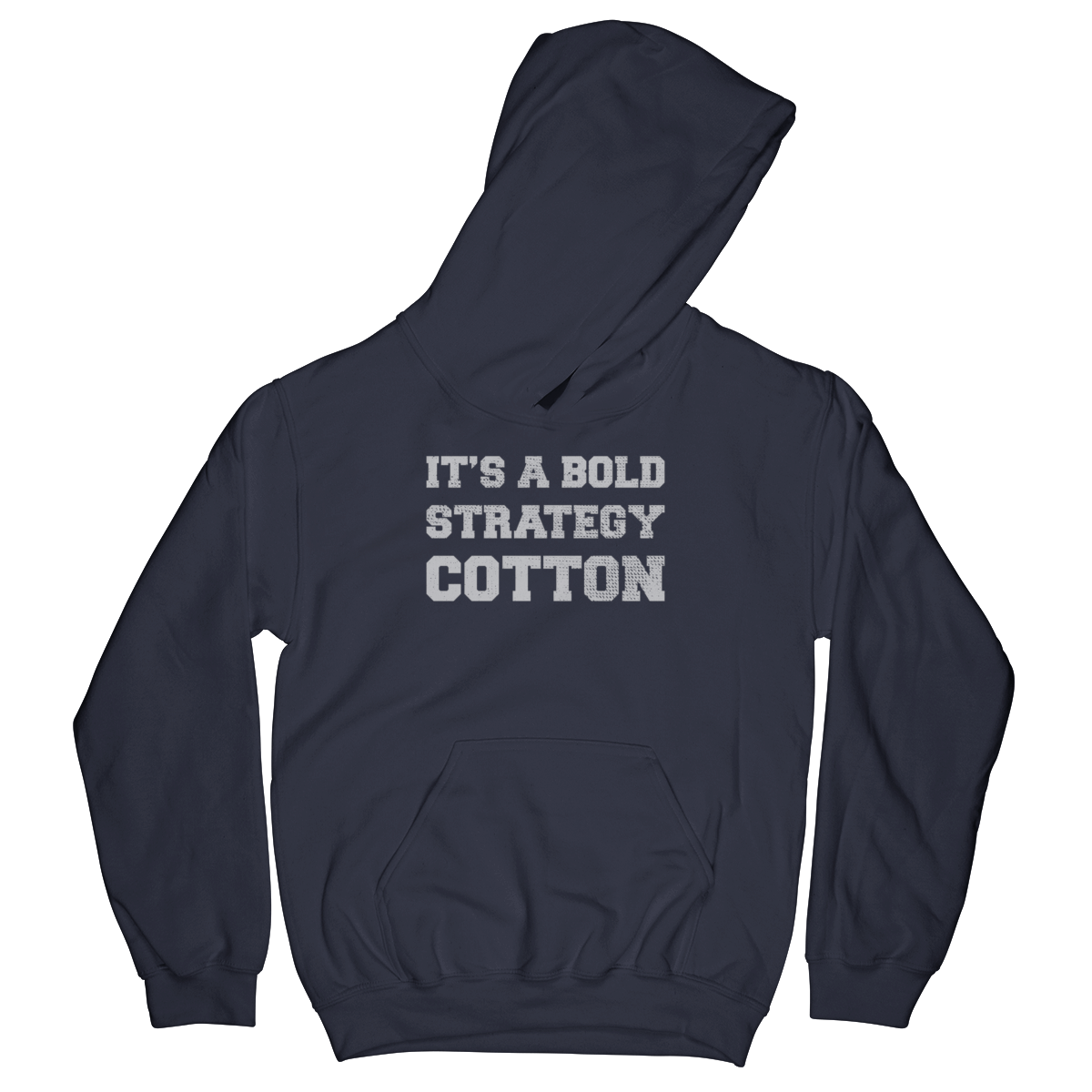 Youth Hoodie / Navy / YS Bold Strategy - Kids