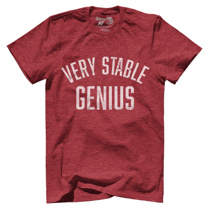 T-shirt Premium Mens Triblend Shirt / Red / S Stable Genius