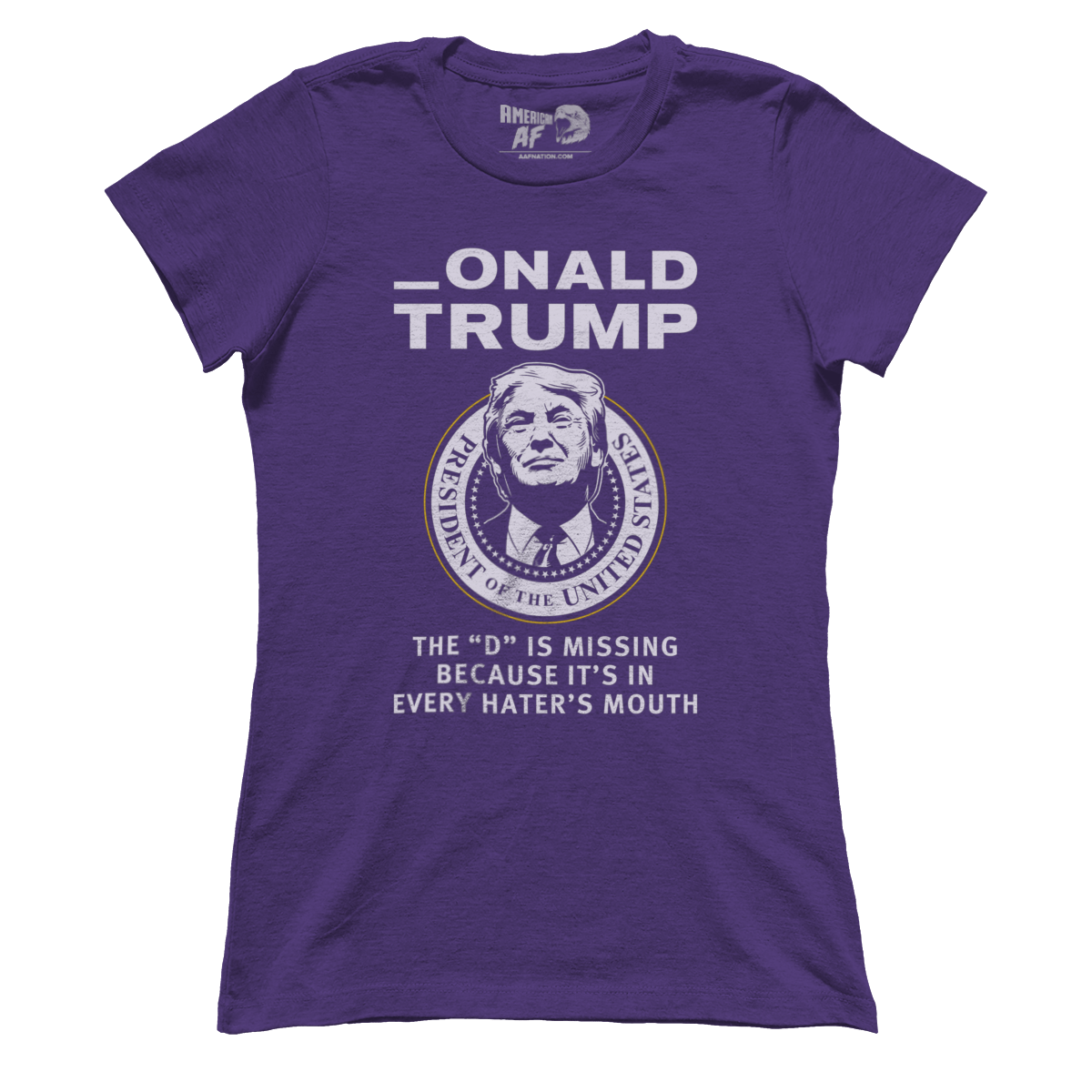 T-shirt Premium Ladies Tee / Dark Purple / S _onald Trump (Ladies)