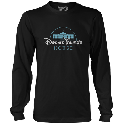 T-shirt Mens Long Sleeve / Black / S Donald Trump's House