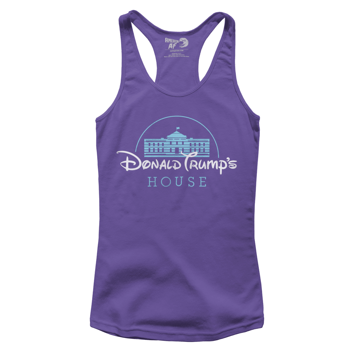 T-shirt Premium Ladies Racerback Tank / Dark Purple / XS Donald Trump's House (Ladies)