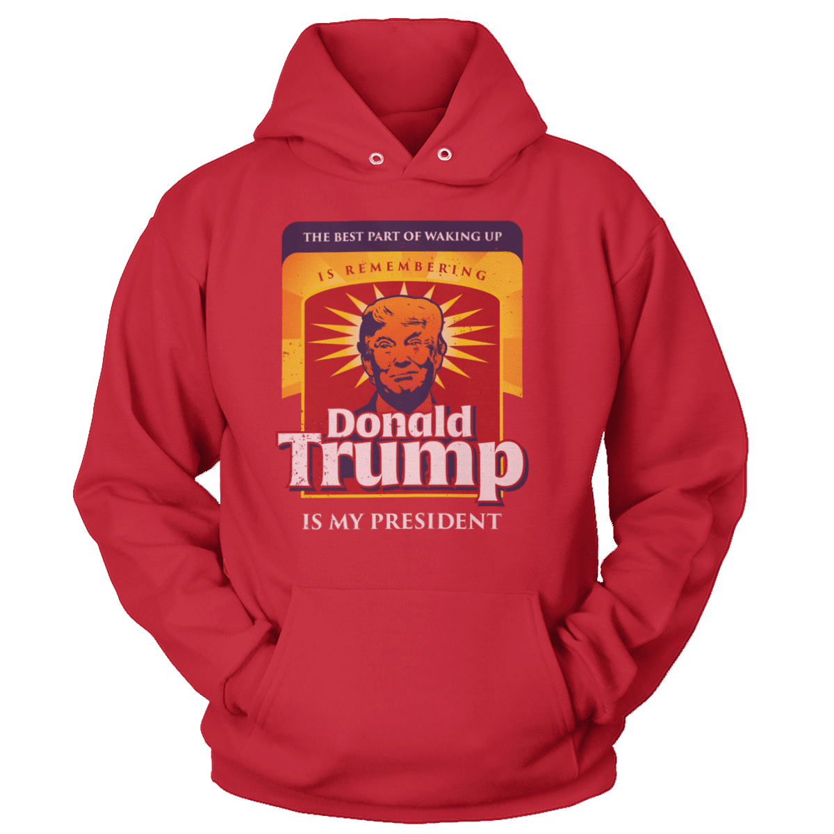 T-shirt Unisex Hoodie / Red / 5XL The Best Part Of Waking Up