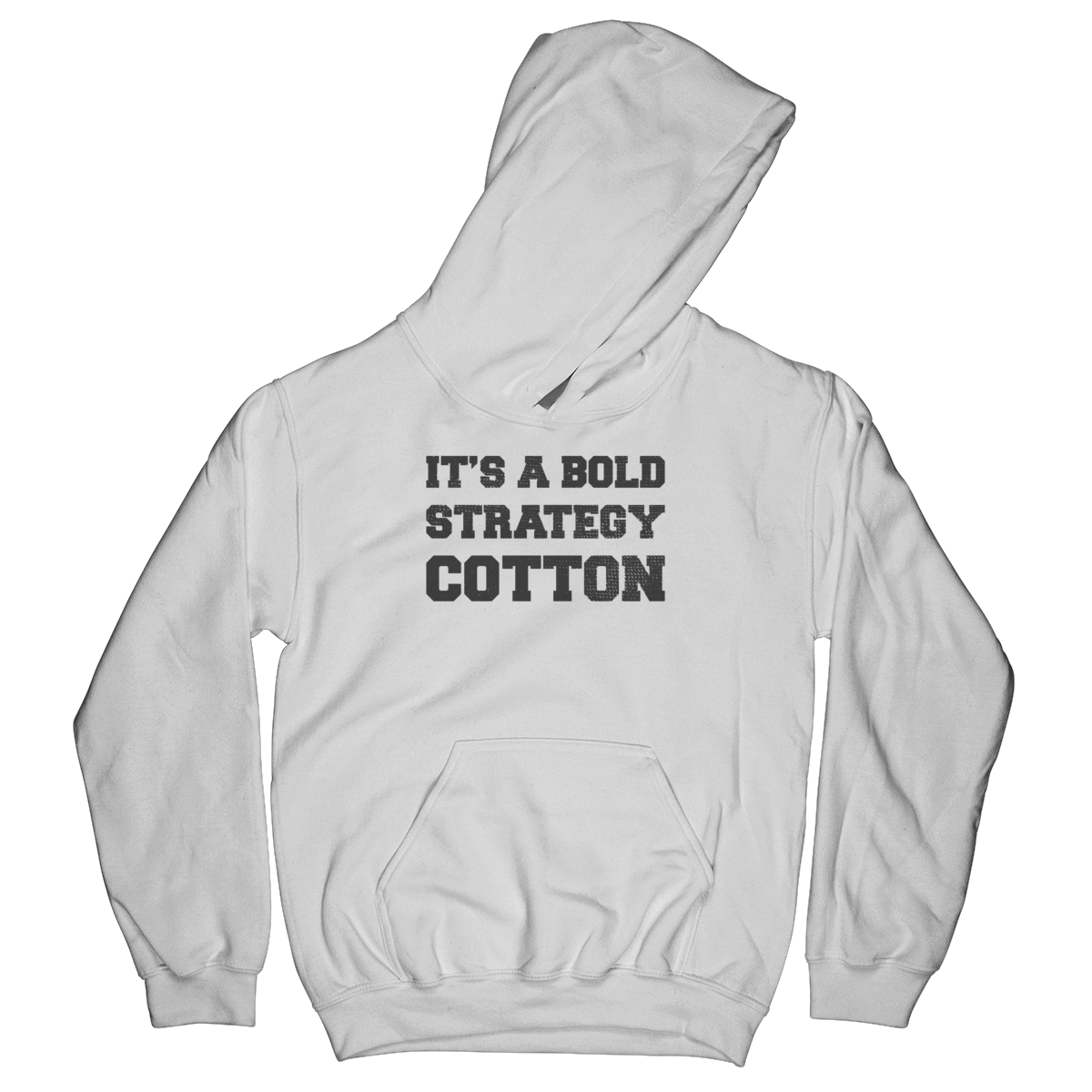 Youth Hoodie / White / YS Bold Strategy - Kids
