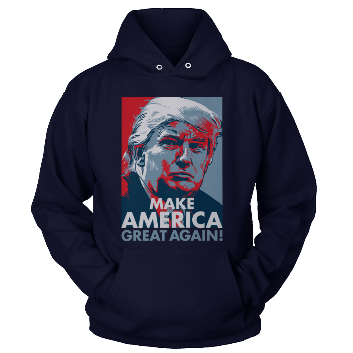 T-shirt Premium Mens Shirt / Navy / 5XL Make America Great Again