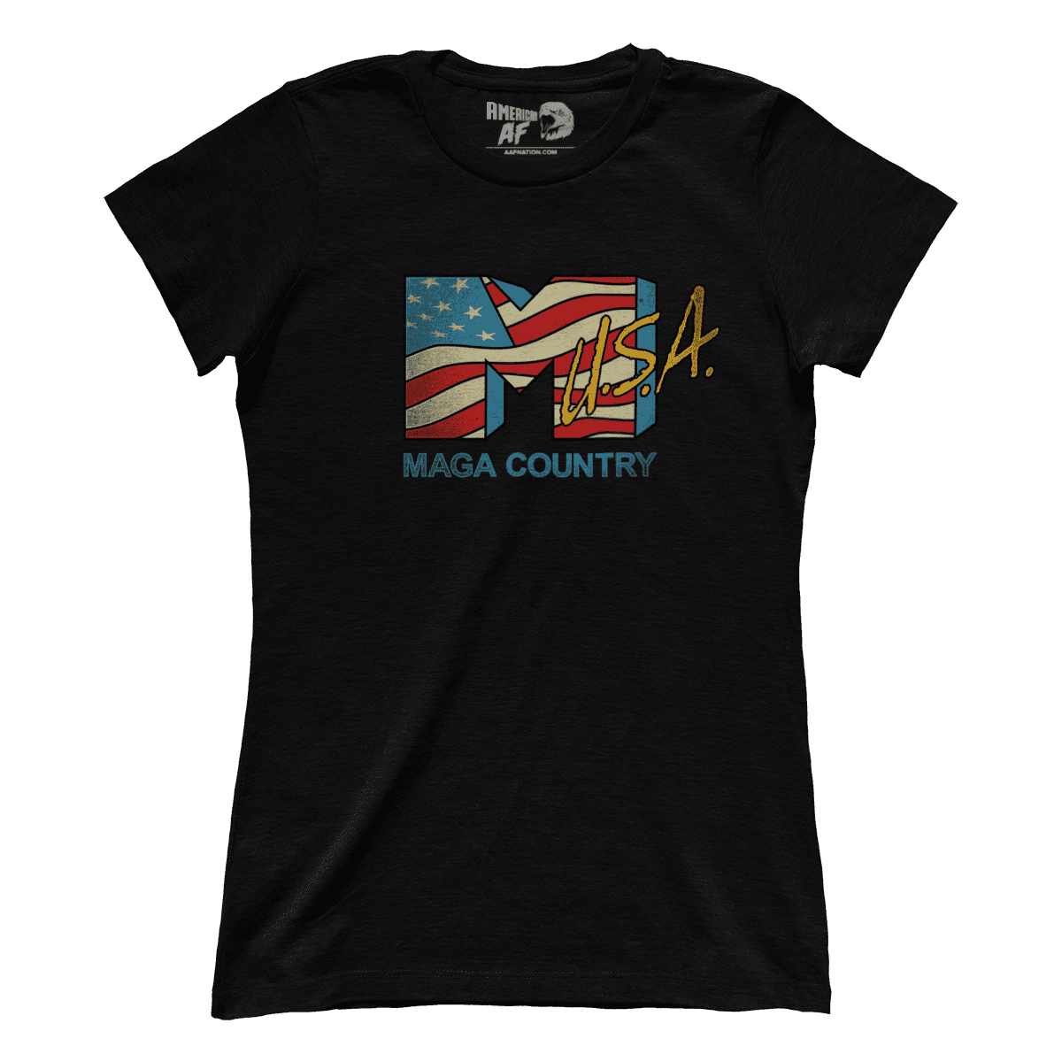 T-shirt Premium Ladies Tee / Black / S MAGA Country (Ladies)