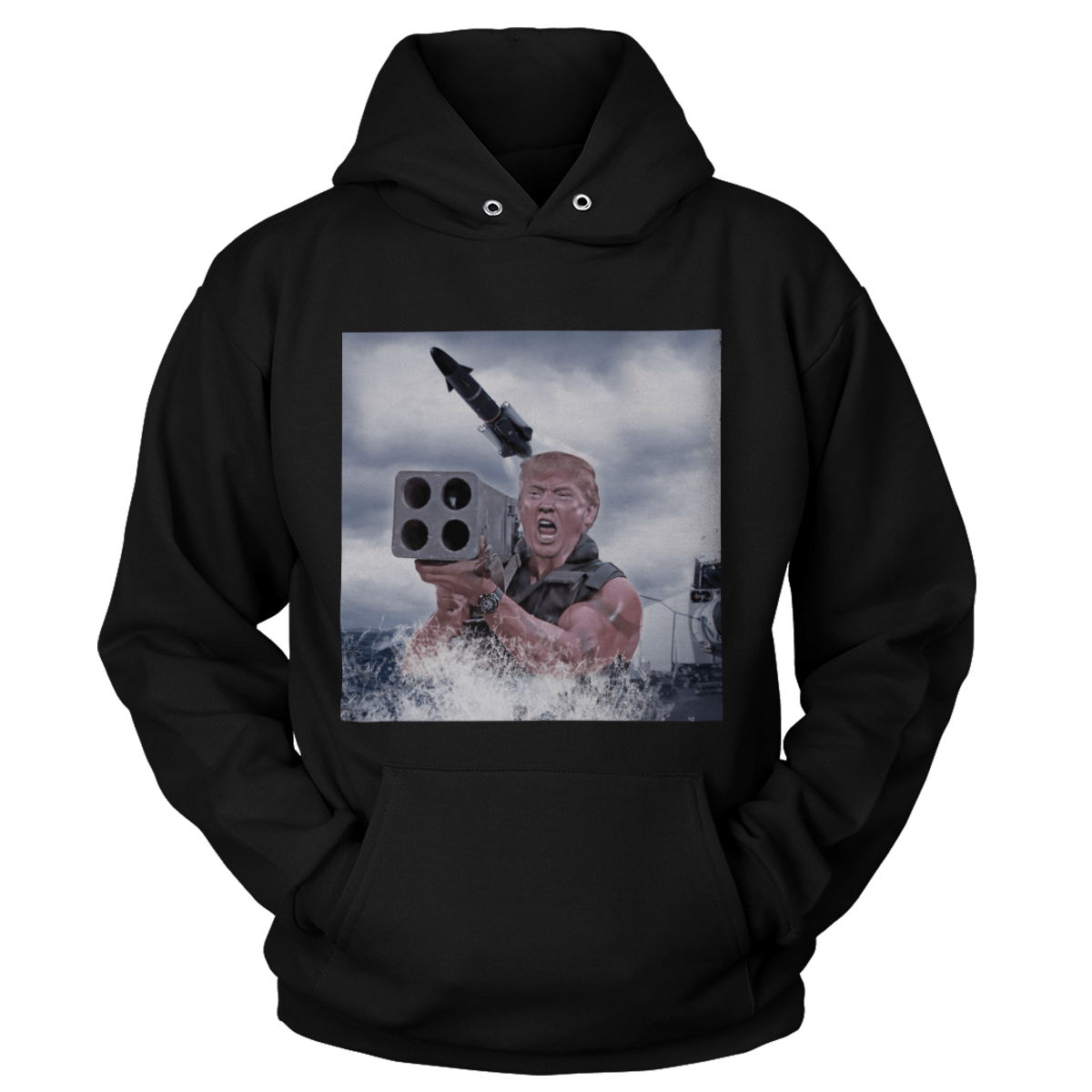 Dye-Sub Unisex Hoodie / Black / S Warheads on Foreheads