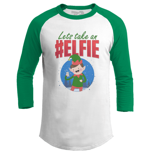 Raglan Raglan / White/Kelly Green / S Elfie (Ladies)