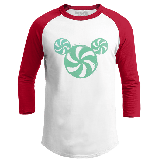 Raglan Raglan / White/Red / S Mr. Mouse Peppermint (Ladies)