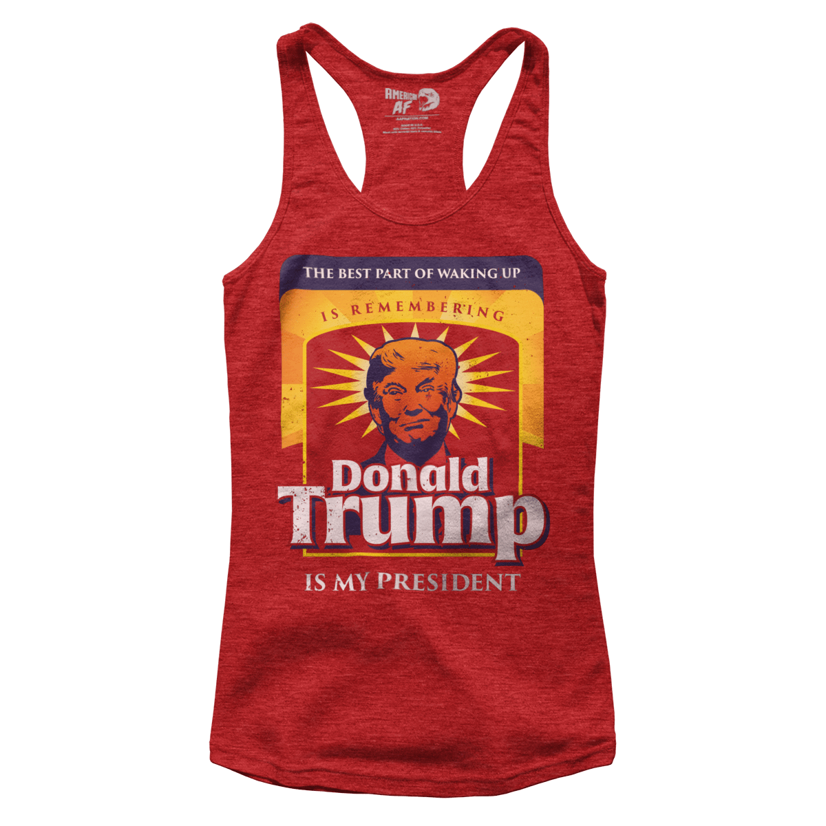 T-shirt Premium Ladies Racerback Tank / Red / XS The Best Part Of Waking Up (Ladies)