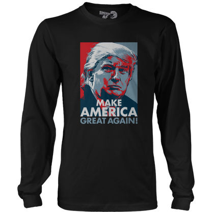 T-shirt Mens Long Sleeve / Black / S Make America Great Again