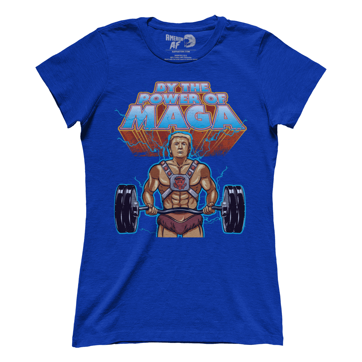 T-shirt Premium Ladies Tee / Royal Blue / S HeMan Trump (parody) (Ladies)