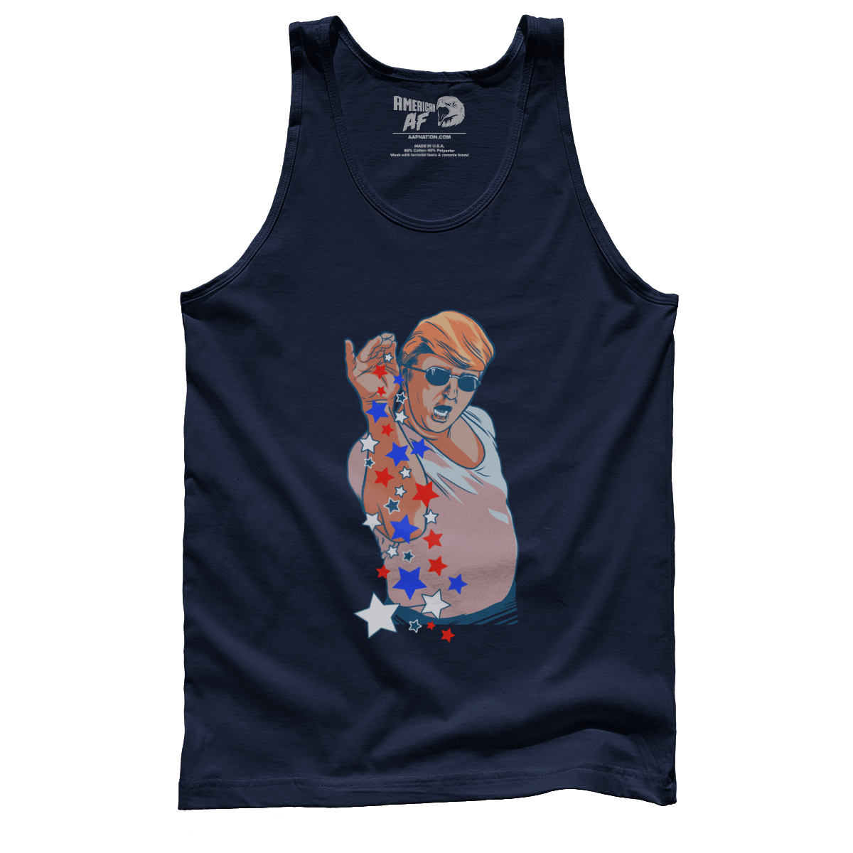 T-shirt Premium Mens Tank / Navy / S Salt Bae Trump