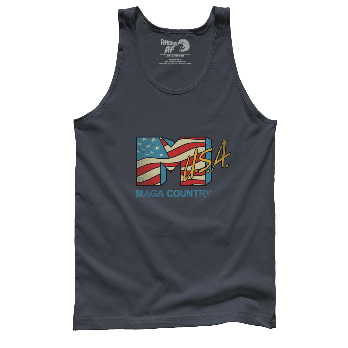 T-shirt Premium Mens Tank / Dark Gray / S MAGA Country