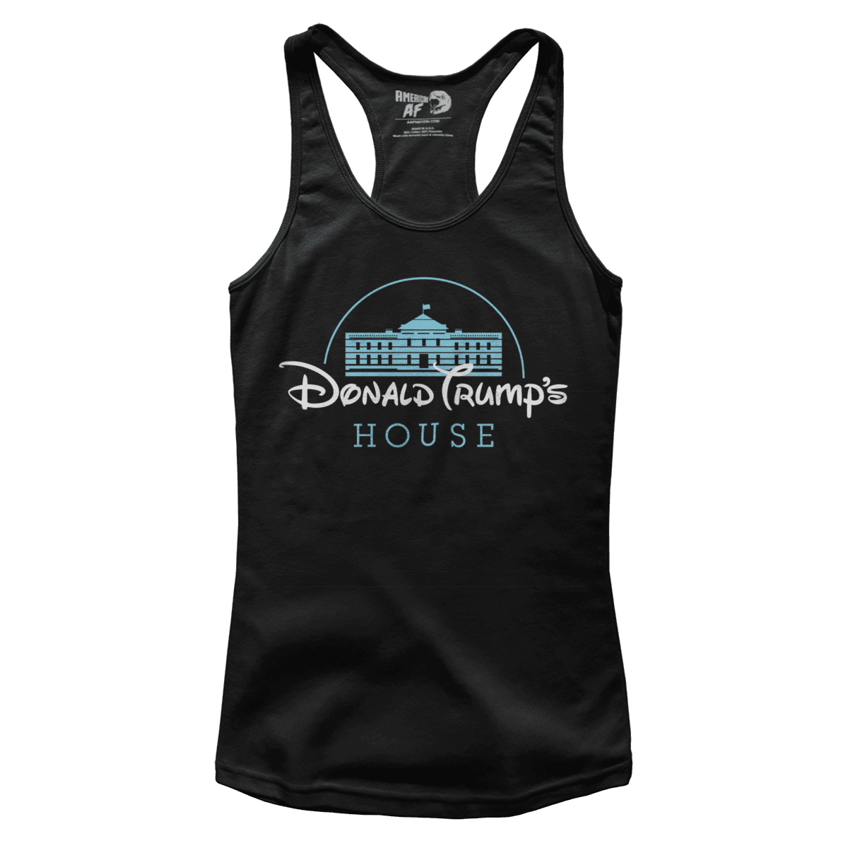 T-shirt Premium Ladies Racerback Tank / Black / XS Donald Trump's House (Ladies)