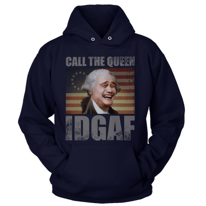 T-shirt Unisex Hoodie / Navy / 5XL Call the Queen