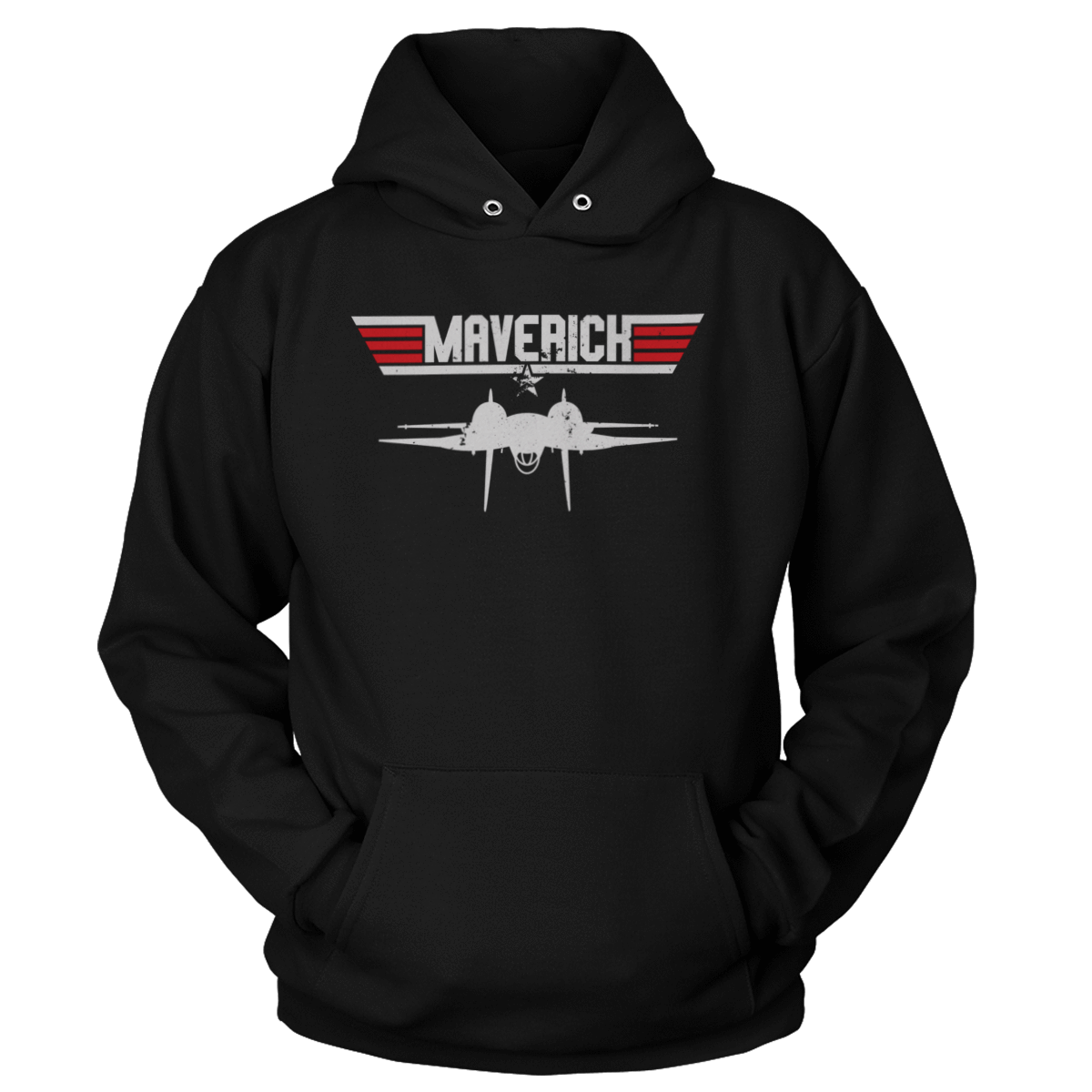 T-shirt Unisex Hoodie / Black / 5XL Maverick