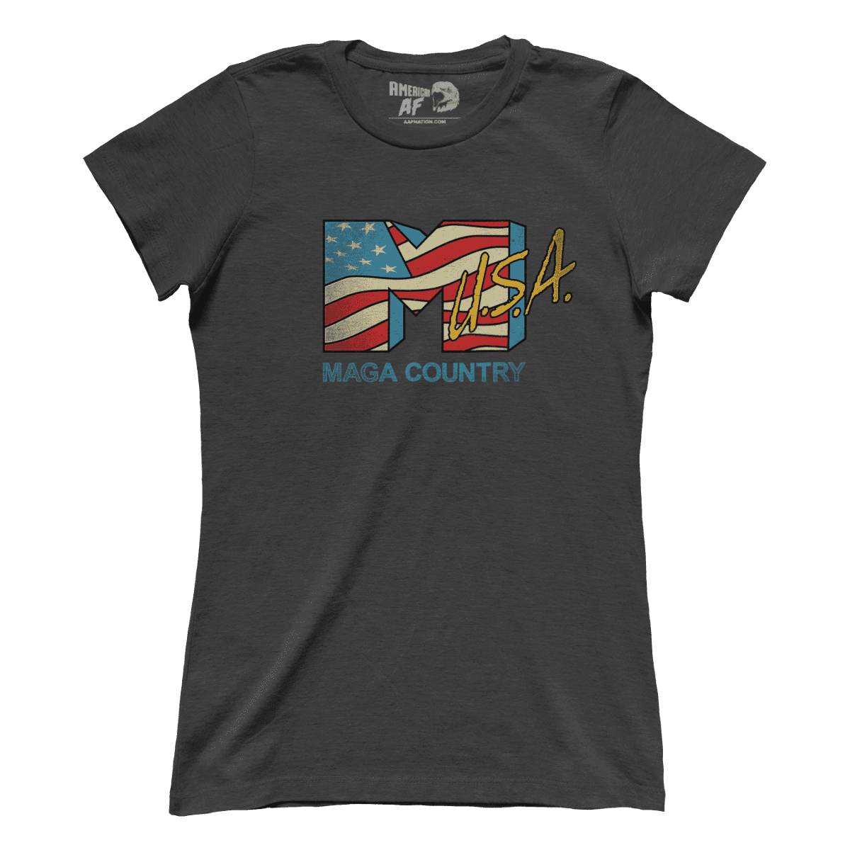 T-shirt Premium Ladies Tee / Dark Gray / S MAGA Country (Ladies)