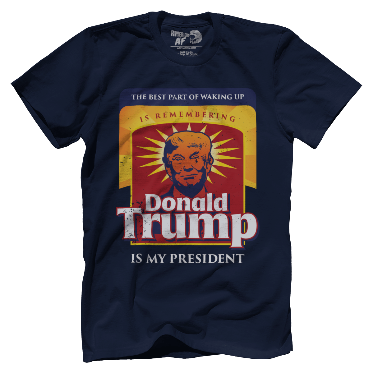 T-shirt Premium Mens Shirt / Navy / S The Best Part Of Waking Up