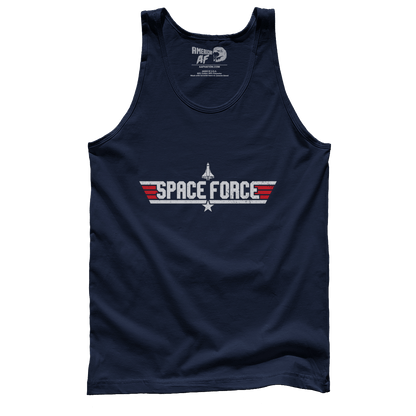 T-shirt Premium Mens Tank / Navy / S Space Force (Fighter Pilot Edition)